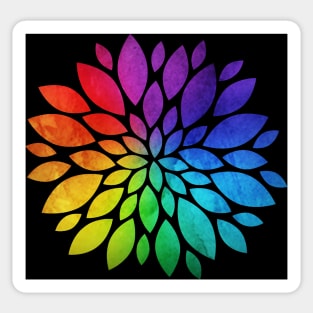 Rainbow Flower Sticker